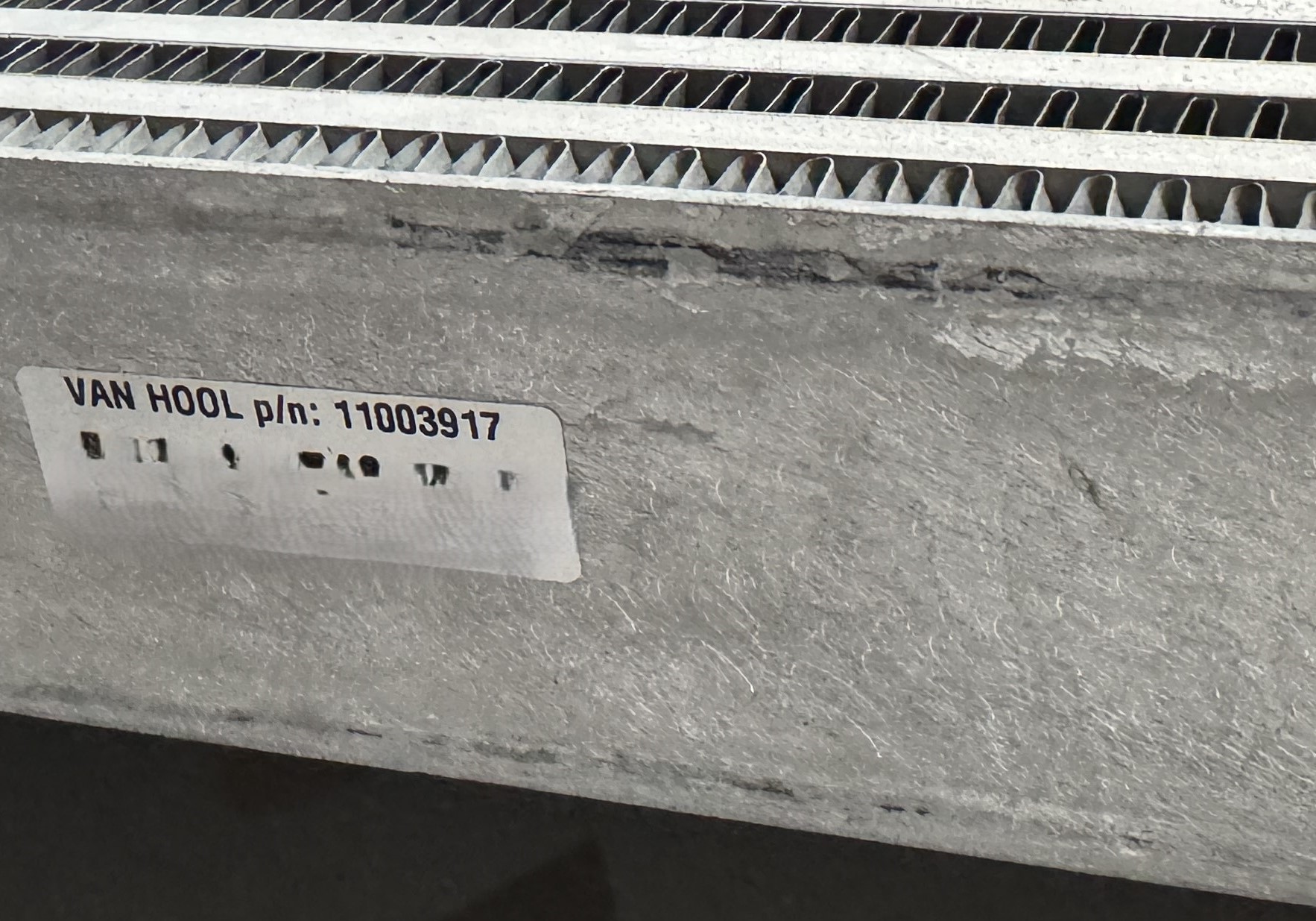 Intercooler Van Hool 11003917