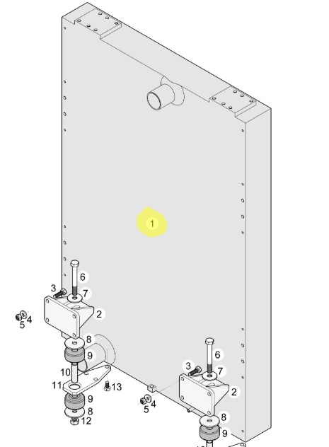 Van Hool 11003691 Water Radiator