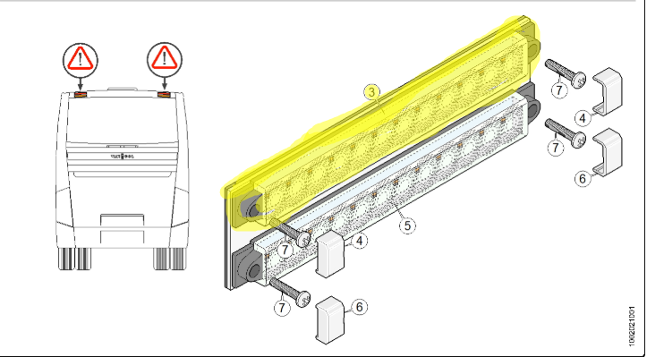 11464232 VAN HOOL OE LED Marker Lamp