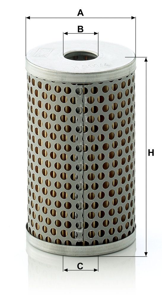 H 601/4 Filtru hidraulic DE direcție MANN-FILTER