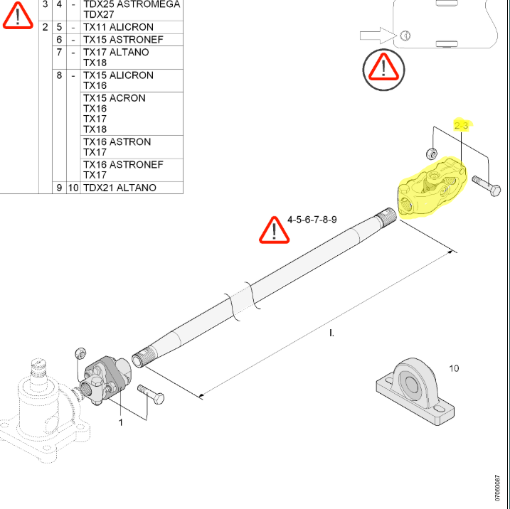 11554246 Cardan joint VAN HOOL OE