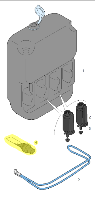 10896113 Van HOOL OE Washer Liquid Level Sensor