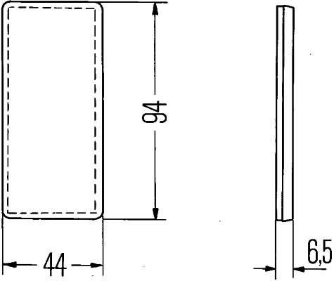 10699550 Catadioptru VAN HOOL OE