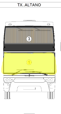 10621140 Parbriz laminat Van HOOL OE