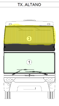 11468135 Parbriz laminat cu încălzire electrică VAN Hool OE