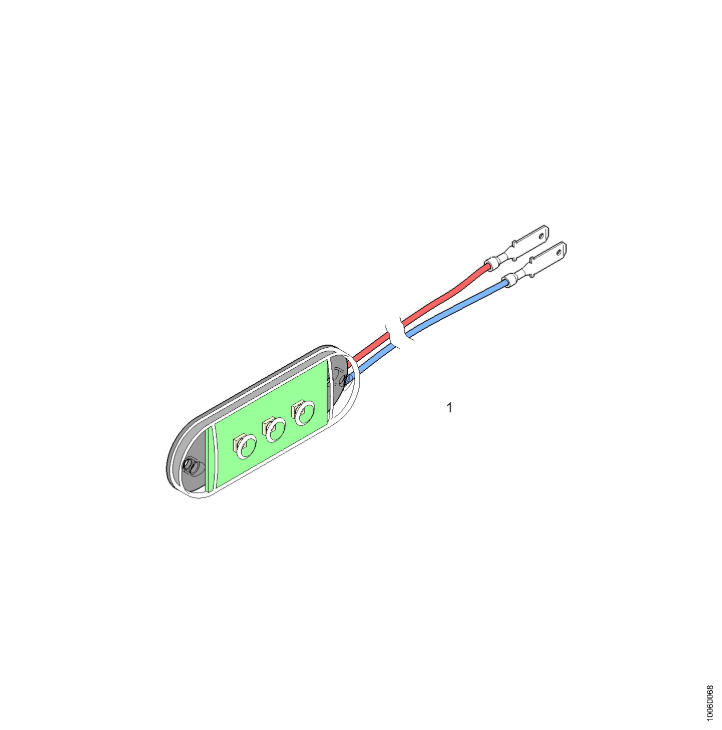10996918 Lampă LED albastră 24V VAN Hool OE