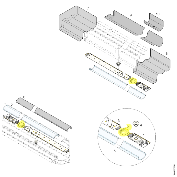 11355929 Conector electric cu 5 pini VAN Hool OE