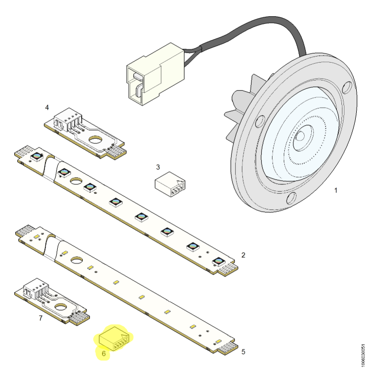 11355929 Conector electric cu 5 pini VAN Hool OE