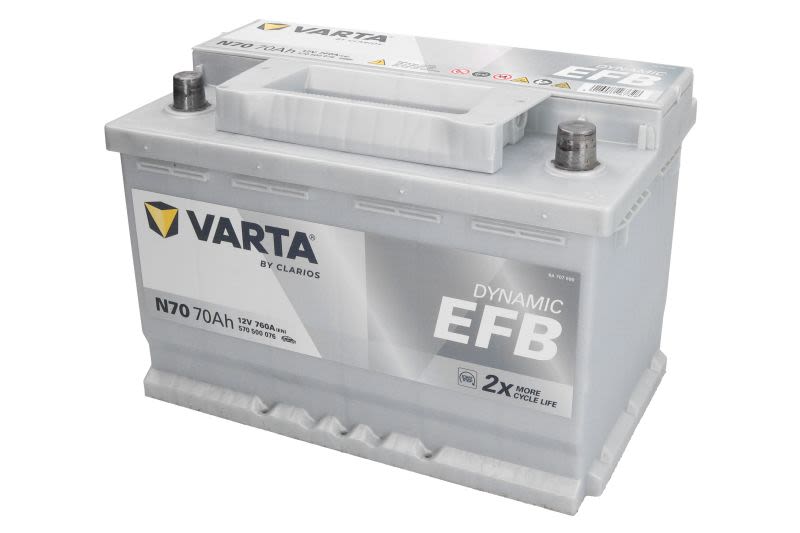 570500076 Baterie de pornire DYNAMIC EFB 70Ah 12V Varta